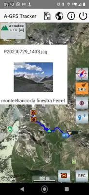 A-GPS Tracker android App screenshot 0