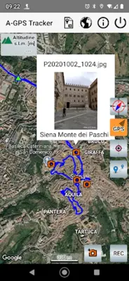 A-GPS Tracker android App screenshot 3