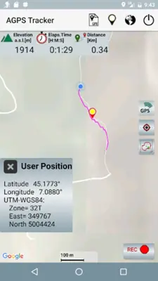 A-GPS Tracker android App screenshot 6